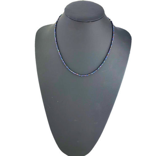 Discover the healing power of blue Spinel with this beautiful necklace