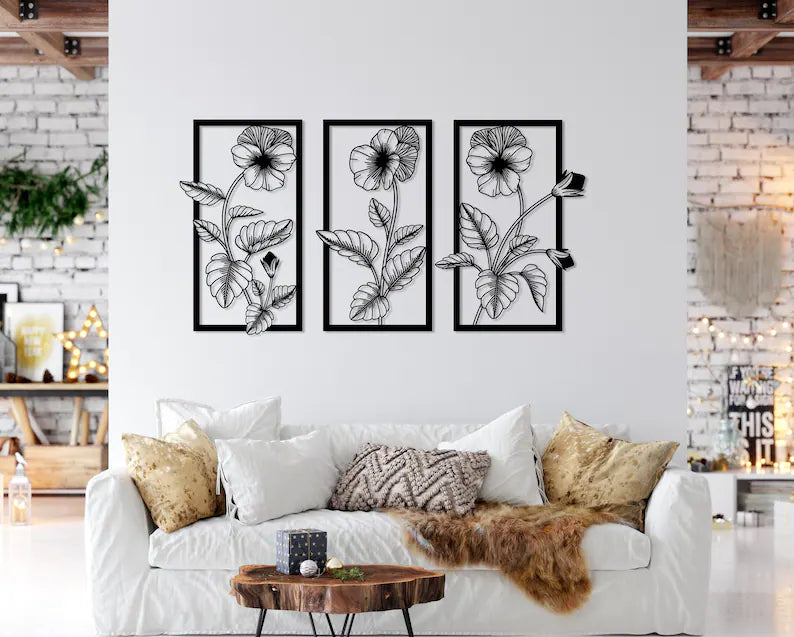 Bring your wall to life with our handmade floral art!