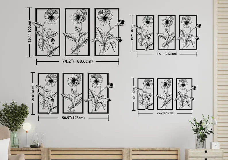 Bring your wall to life with our handmade floral art!