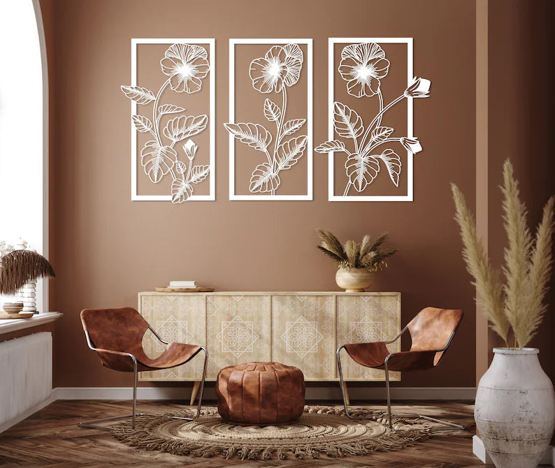 Bring your wall to life with our handmade floral art!