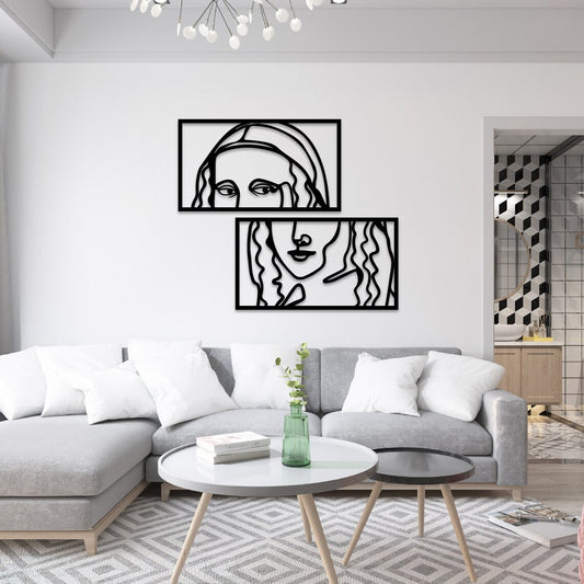 Beautiful Mona Lisa wall decoration with 3D effect!